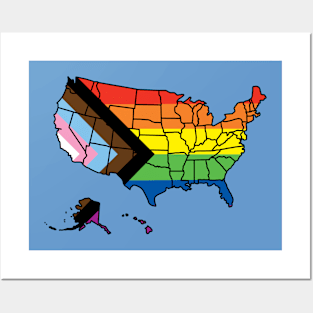 USA Pride Posters and Art